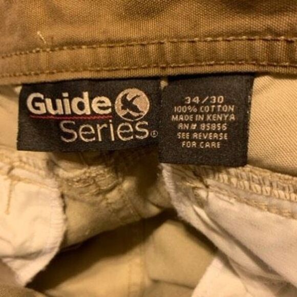 Guide Series Size 34x30 Tan Cargo Zip Off Outdoor Pants - Picture 6 of 6